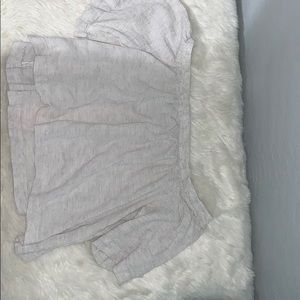 Off the shoulder recycled crop top, lightly worn